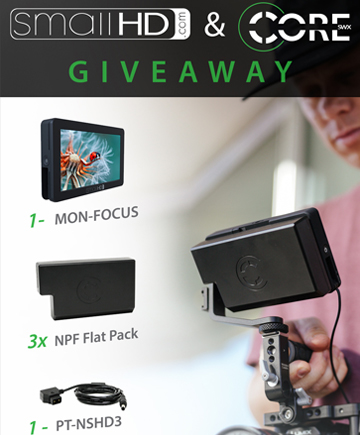 SmallHD FOCUS with Core SWX NPF Flat Pack GIVEAWAY