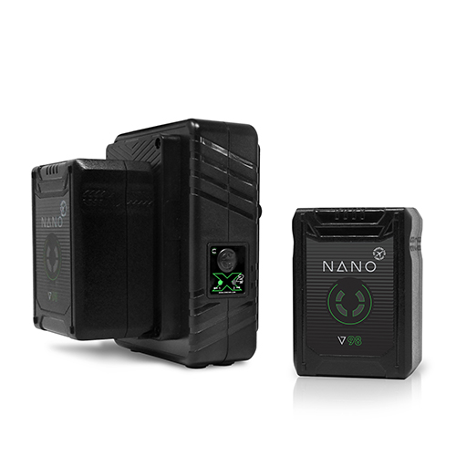 Core SWX Nano Micro 98Wh Lithium-Ion 2-Battery Kit with Dual Travel Charger (V-Mount)