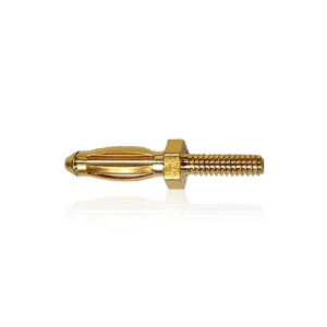 Replacement threaded gold mount pins